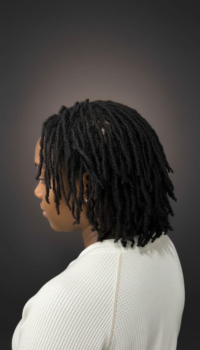 Sisterlocks vue de profil